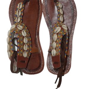 African Beaded Sandals