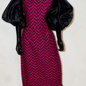 Puff Sleeves Dress