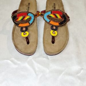 African Beaded Slipper