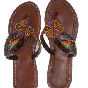 African Beaded Slippers