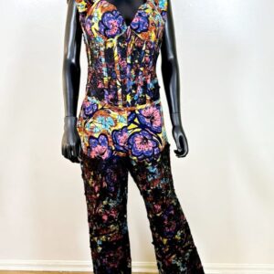 Corset Lace Pantsuit