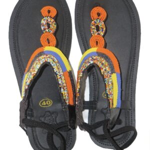 African Beaded Sandals