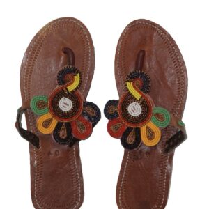 African Beaded Slippers