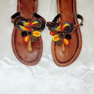 African Beaded Slippers