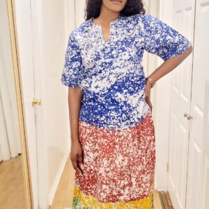 Chic Multicolor Two-Piece Set